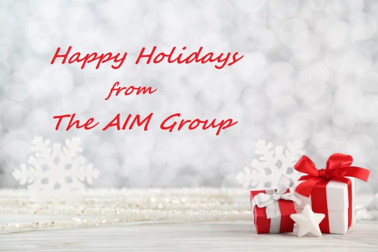 Happy Holidays from The Aim Group